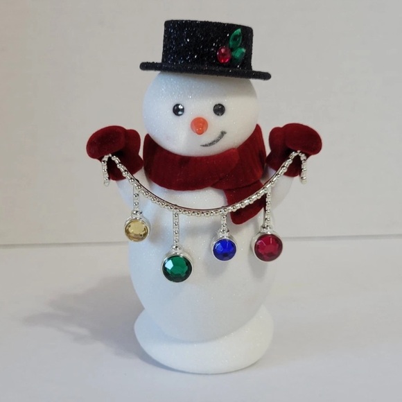 Snowman Ornament Nightlight BBW Wallflower Plug Home Fragrance NWT - Picture 2 of 7